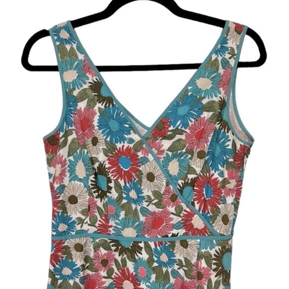 Boden Multicolor Floral Sleeveless Midi Dress, Women’s, Size 10R - Picture 2 of 6